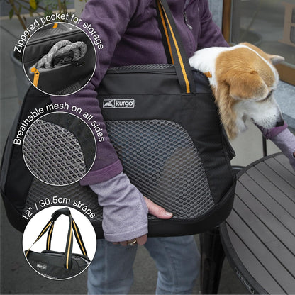 Explorer Dog Carrier Bag, Black