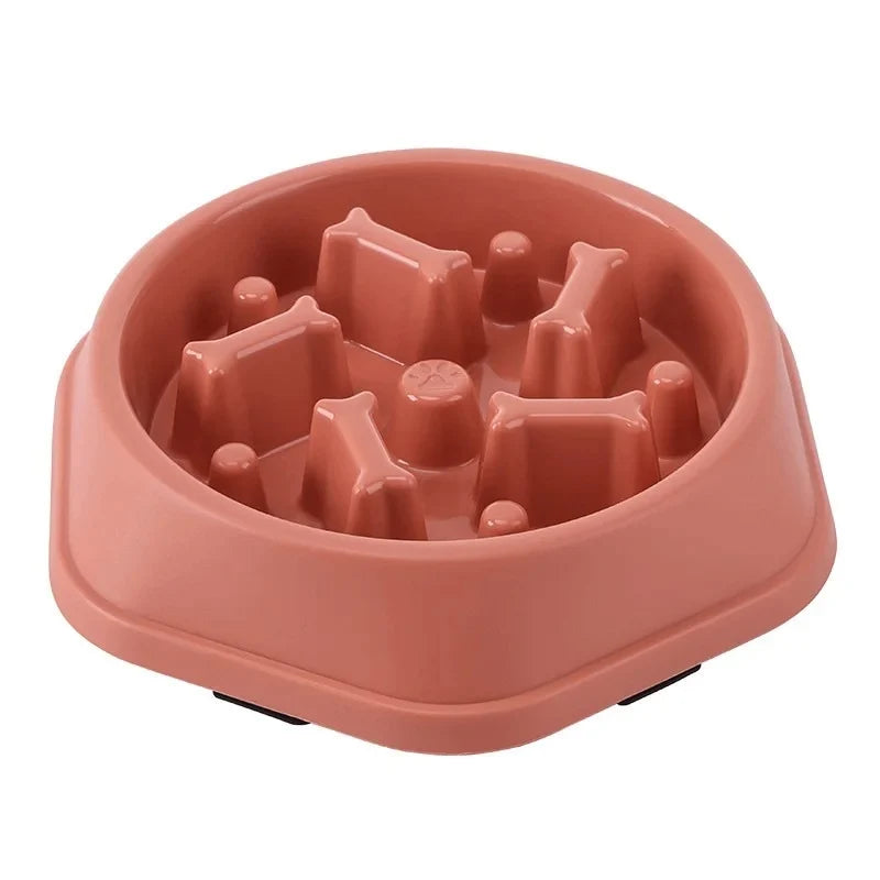 Slow Feeder Dog Bowl Non Slip Cat Dog Slower Food Feeding Dishes Pet Slow Eat Dishes Puzzle Bowl Pet Supplies