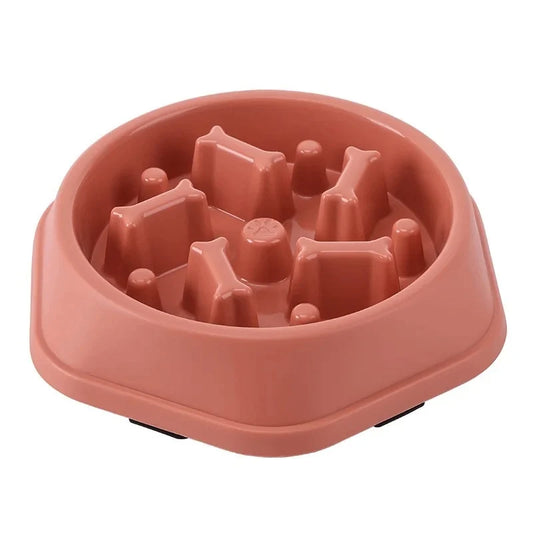 Slow Feeder Dog Bowl Non Slip Cat Dog Slower Food Feeding Dishes Pet Slow Eat Dishes Puzzle Bowl Pet Supplies