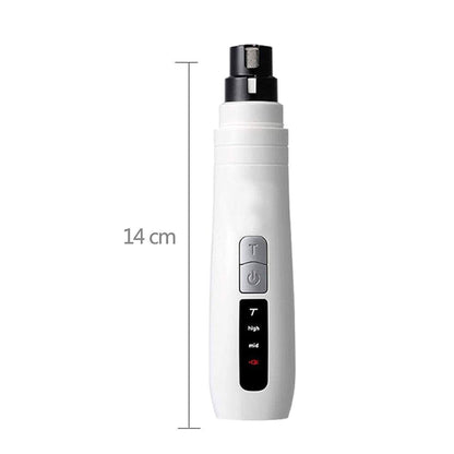 Ultimate Pet Nail Grinder - Electric Trimmer for Dogs & Cats with Turbo Rechargeable Power