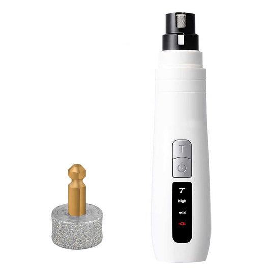 Ultimate Pet Nail Grinder - Electric Trimmer for Dogs & Cats with Turbo Rechargeable Power
