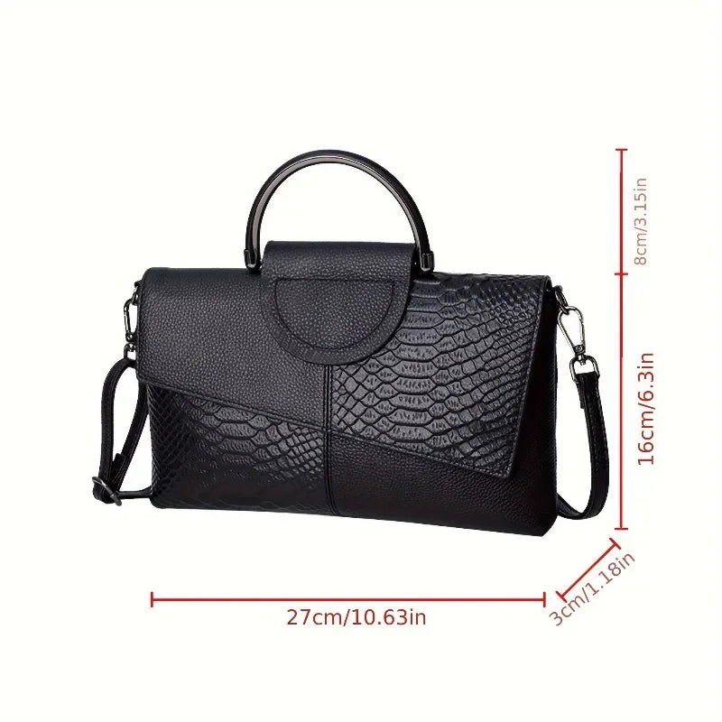 Fashionable Large Capacity Single Shoulder Crossbody Bags, Korean Version Versatile Women's Handbag, Commuting Banquet