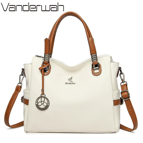 Genuine Luxury Handbags Women Bags Designer HIgh Quality Leather Large Crossbody Bags for Women 2026 Shoulder Bag Sac A Main