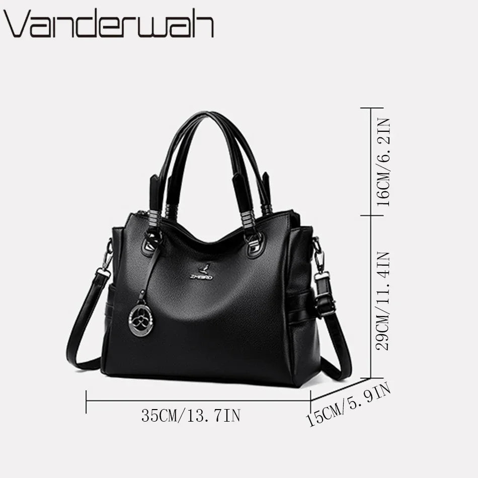 Genuine Luxury Handbags Women Bags Designer HIgh Quality Leather Large Crossbody Bags for Women 2026 Shoulder Bag Sac A Main