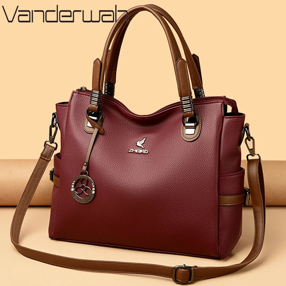 Genuine Luxury Handbags Women Bags Designer HIgh Quality Leather Large Crossbody Bags for Women 2026 Shoulder Bag Sac A Main