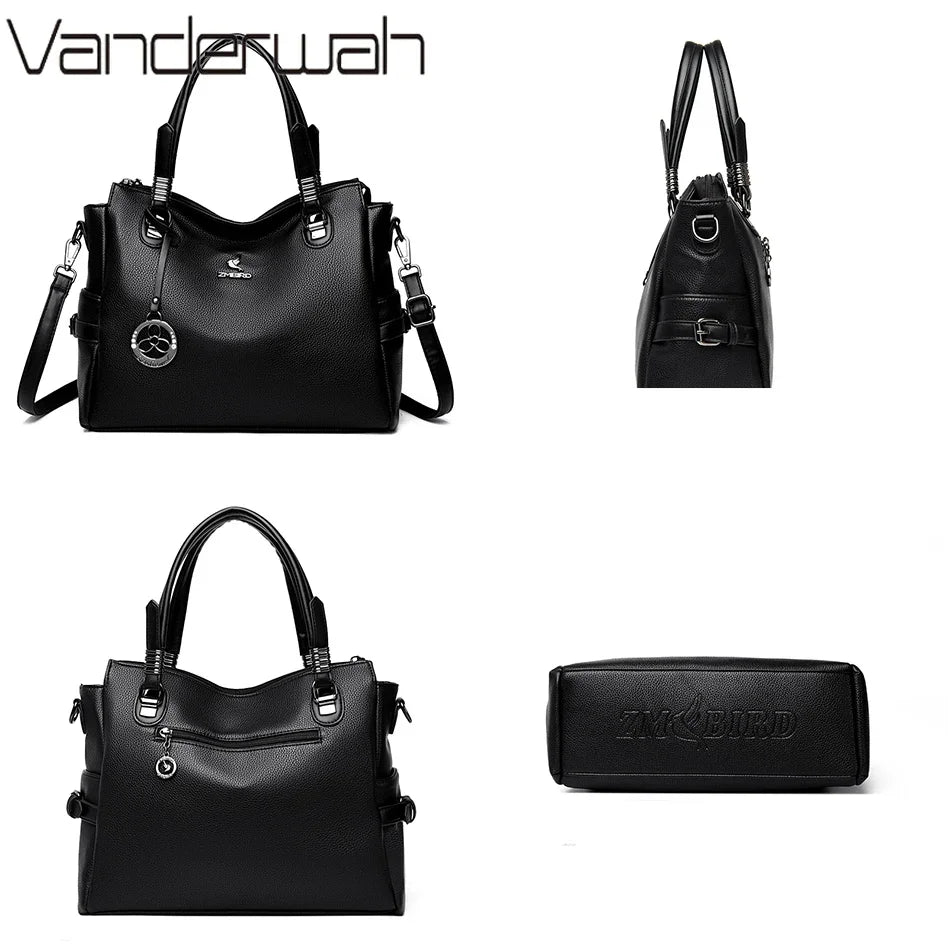 Genuine Luxury Handbags Women Bags Designer HIgh Quality Leather Large Crossbody Bags for Women 2026 Shoulder Bag Sac A Main